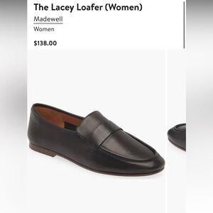 Madewell Lacey Black Loafers
